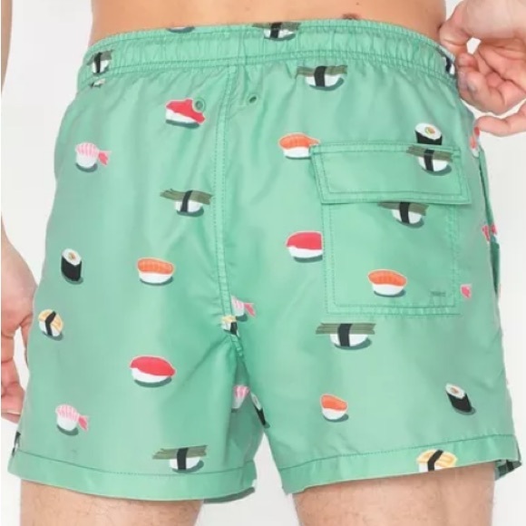 NWT NIKBEN JIRO Swim Shorts 1003- Green Size Large. - Picture 2 of 10